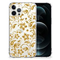 iPhone 12 Pro Max Case Gouden Bloemen