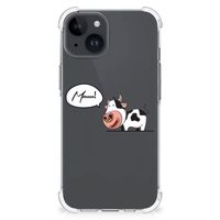 iPhone 15 Plus Stevig Bumper Hoesje Cow - thumbnail