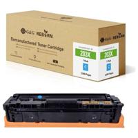 G&G Toner vervangt HP 203X Compatibel Cyaan 2500 bladzijden Reborn remanufactured 21266 - thumbnail