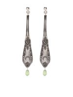 Marine Serre boucles d'oreilles pendantes Cutlery - Argent