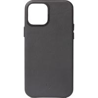 Decoded Apple iPhone 12 / 12 Pro Back Cover Leer Zwart