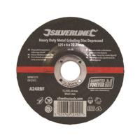 Silverline Verzonken Heavy-Duty Metaal Slijpschijf - 125 x 6 x 22,23 mm.