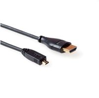 ACT AK3798 HDMI kabel 2 m HDMI Type A (Standaard) HDMI Type D (Micro) Zwart