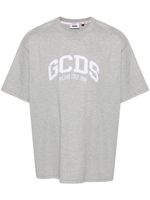 GCDS t-shirt en coton à patch logo - Gris