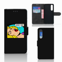 Huawei P30 Wallet Case met Pasjes Popart Oh Yes