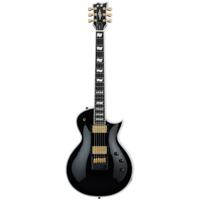 ESP E-II Eclipse Full Thickness EverTune Black elektrische gitaar met koffer - thumbnail