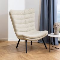 Bendt Fauteuil Frederikke Bouclé - Crème