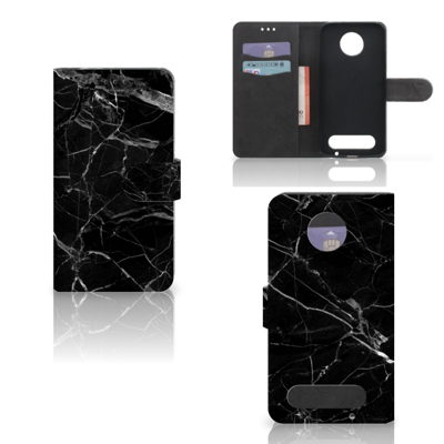 Motorola Moto Z2 Force Bookcase Marmer Zwart - Origineel Cadeau Vader Motorola Moto Z2 Force Bookcase Marmer Zwart - Origineel Cadeau Vader