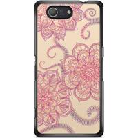 Sony Xperia Z3 Compact hoesje - Sweet floral mandala