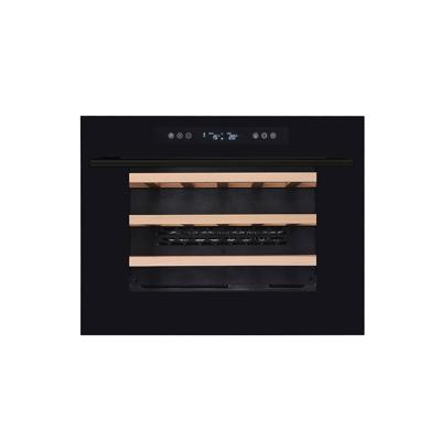 Vinata Soprana Wijnklimaatkast Inbouw - Zwart - Wijnkoelkast 24 flessen - 45.3 x 59.2 x 56.3 cm - Wijnkast glazen deur Vinata Soprana Wijnklimaatkast Inbouw - Zwart - Wijnkoelkast 24 flessen - 45.3 x 59.2 x 56.3 cm - Wijnkast glazen deur