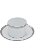 Christofle tasse à café Malmaison Platine - Blanc