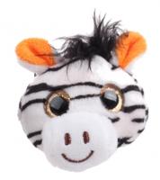 Toi Toys sleutelhanger 9 cm zebra wit