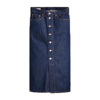 Levi's rok BUTTON FRONT MIDI SKIRT juniper ridge