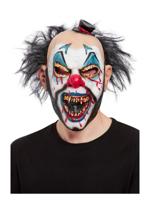 Evil Clown Overhead Mask Latex