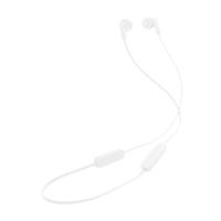 JBL Tune 235BT Bluetooth Wireless in-ear hoofdtelefoon met 3 knoppen microfoon/afstandsbediening en platte kabel - wit