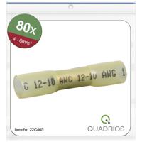 Quadrios 22C465 Stootverbinder Met krimpkous 4 mm² 6 mm² Volledig geïsoleerd Geel 1 set(s) - thumbnail