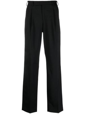 PT Torino Broek met geplooid detail - Zwart
