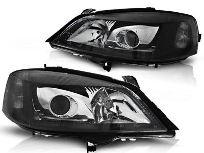 Tuning-Tec Koplampen OPEL ASTRA G 09 97-02 04 ZWART H7