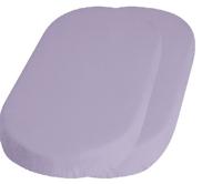 Playshoes hoeslaken junior 70 x 40 cm katoen lila 2 stuks