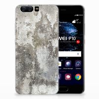 Huawei P10 TPU Siliconen Hoesje Beton Print