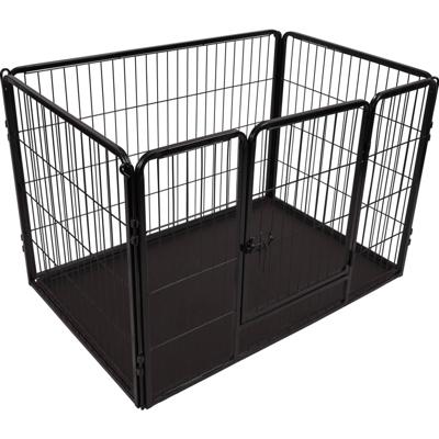 FLAMINGO Hondenkennel Kazan M 109x72x72 cm zwart FLAMINGO Hondenkennel Kazan M 109x72x72 cm zwart
