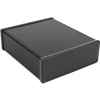 Hammond Electronics 1455U2201BK universele behuizing 220 x 191 x 66 aluminium geëxtrudeerd zwart (elox