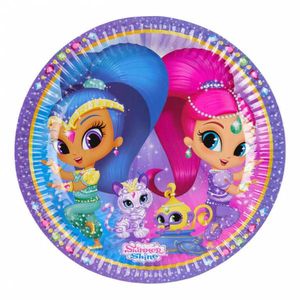 Shimmer and Shine bordjes 8 stuks