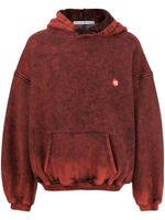 Alexander Wang hoodie à logo imprimé - Rouge