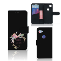 Google Pixel 3A Leuk Hoesje Boho Text