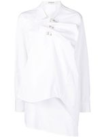 Kimhekim chemise asymétrique à fronces - Blanc