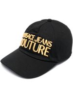 Versace Jeans Couture casquette à logo métallisé - Noir - thumbnail