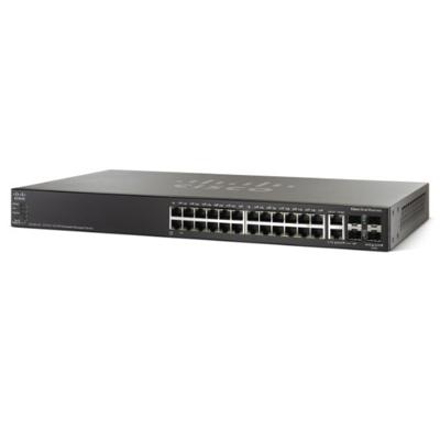 CISCO 24-port 10/100 Stackable Managed Switch with Gigabit Uplinks
