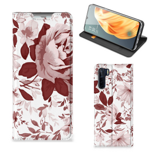 Bookcase OPPO Reno3 | A91 Watercolor Flowers