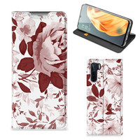 Bookcase OPPO Reno3 | A91 Watercolor Flowers