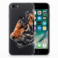 Hoesje maken iPhone SE 2022 | SE 2020 | 8 | 7 Watercolor Tiger