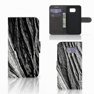 Book Style Case Samsung Galaxy S6 Edge Boomschors Grijs Book Style Case Samsung Galaxy S6 Edge Boomschors Grijs