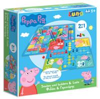 Luna bordspellen Peppa Pig 21,5 cm karton 2 stuks