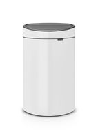 Brabantia touch bin afvalemmer 40 liter white