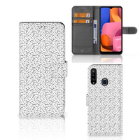 Samsung Galaxy A20s Telefoon Hoesje Stripes Dots