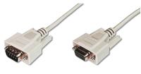 Digitus AK-610203-020-E seriële kabel Beige 2 m DB9