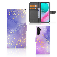 Hoesje voor Samsung Galaxy M54 Watercolor Paars - thumbnail