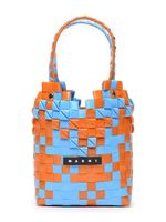 Marni Kids sac cabas Diamond Basket - Bleu