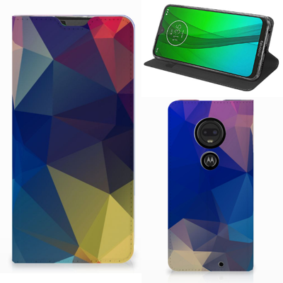Motorola Moto G7 | G7 Plus Stand Case Polygon Dark