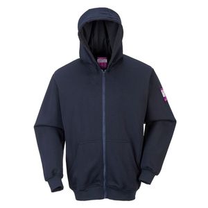 Portwest FR81 FR Hooded Zip Sweatshirt