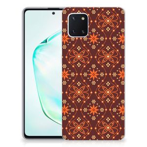 Samsung Galaxy Note 10 Lite TPU bumper Batik Brown