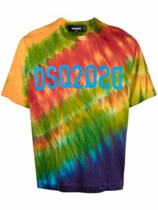 DSQUARED2 t-shirt à imprimé tie dye - Rouge