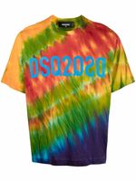 DSQUARED2 t-shirt à imprimé tie dye - Rouge - thumbnail