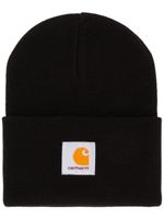 Carhartt WIP bonnet à patch logo - Noir