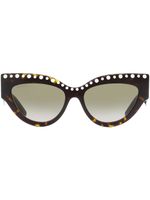 Jimmy Choo Eyewear lunettes de soleil à monture papillon - Marron - thumbnail