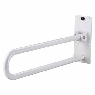 Toiletbeugel opklapbaar 76 cm, Wit Toiletbeugel opklapbaar 76 cm, Wit